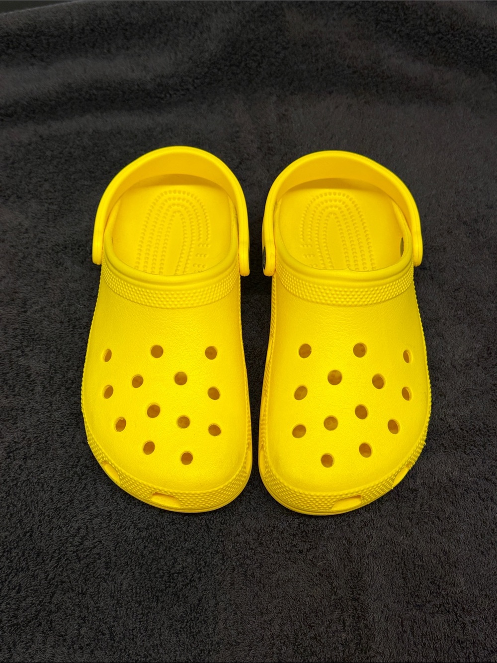 CROCS Kids Bright Yellow Classic Clogs